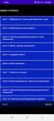 Grade12 Physics android App screenshot 7